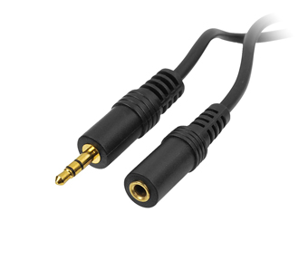 SIIG, CABLE, 3.5MM STEREO AUDIO EXTENSION CABLE (M/F), 2M